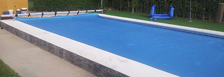 Fabricacion de lonas de piscinas en Madrid.